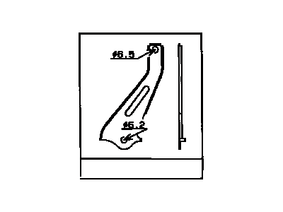 Lexus 82715-48050 Bracket, Wiring Harness