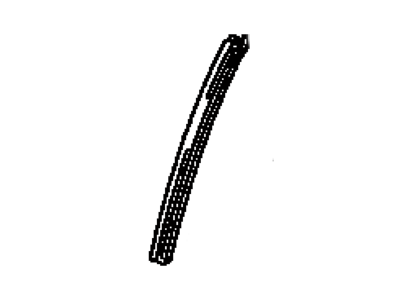 Lexus 67486-24020 Weatherstrip, Front Door Glass Guide, No.2