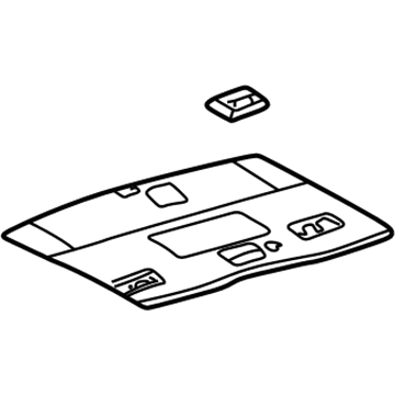 Lexus 58408-53021-C1 Board Sub-Assy, Deck, NO.2