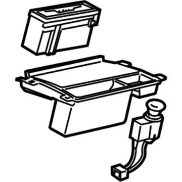 Lexus 74110-30400-B0 Receptacle Assy, Front Ash