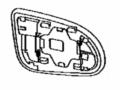 Lexus 87961-77010 Mirror Outer, LH