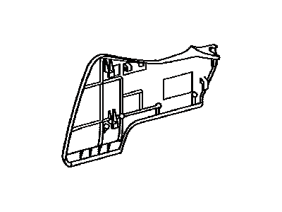 Lexus 589E5-50030-B3 GARNISH, Rear Seat Console