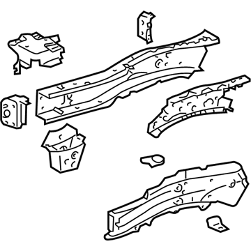 Lexus 57027-0E011 Member Sub-Assembly, Front