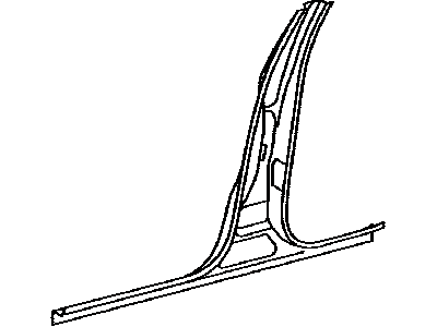 Lexus 61311-30290 Pillar, Center Body, Outer