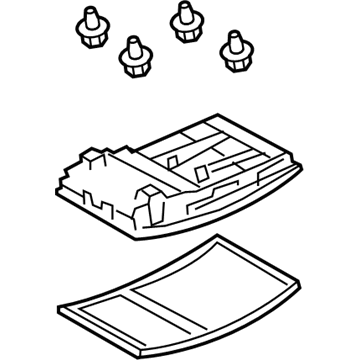 Lexus 81260-48C01-A0 Lamp Assy, Map