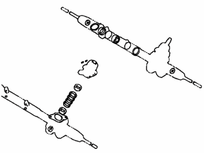 Lexus 04445-48030 Gasket Kit, Power Steering Gear(For Rack & Pinion)