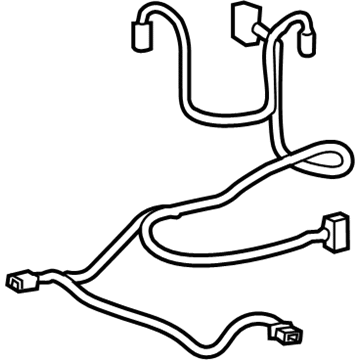 Lexus 82194-48070 Wire, Rear Seat, LH