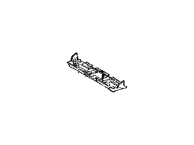 Lexus 50768-78020 Cover Sub-Assembly, Rear Floor Side Member