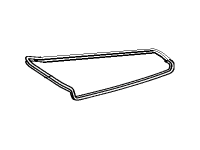 Lexus 64461-33020 Weatherstrip, Luggage Compartment Door