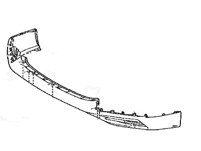 Lexus 52411-48010 Guard, Front Bumper