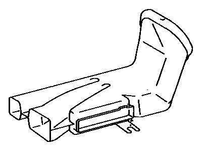 Lexus 87212-60110 Duct, Air, Rear