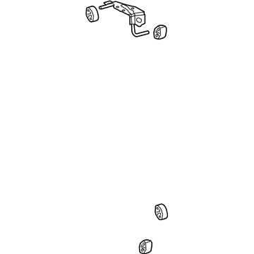 Lexus 17508-38160 Bracket Sub-Assembly, Exhaust Pipe