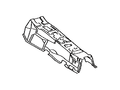 Lexus 58644-50060 Sheet, Center Floor Silencer