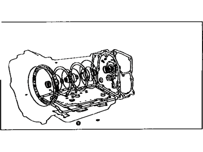 Lexus 04351-60090 Gasket Kit, Automatic Transmission Overhaul