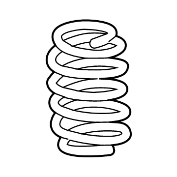 Lexus 48231-30E90 Spring, Coil, Rear