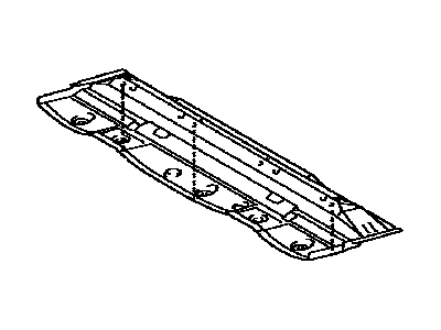 Lexus 58212-48908 Pan, Center Floor, Front