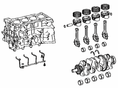 Lexus 11400-38170 Block Assy, Short