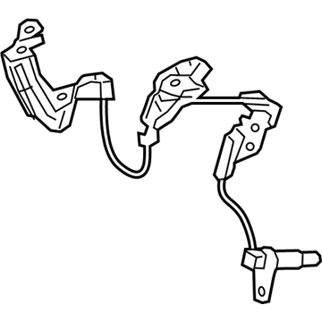 Lexus 89542-50050 Sensor, Speed, Front RH