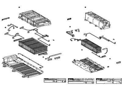 Lexus G9510-50051 Hv Supply Battery Assembly