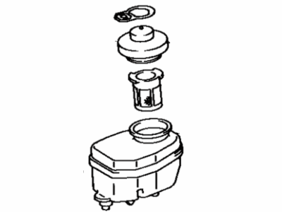 Lexus 47220-60070 Reservoir Sub-Assy, Brake Master Cylinder