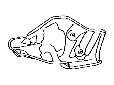 Lexus 17167-38060 Insulator, Exhaust Manifold Heat, NO.1