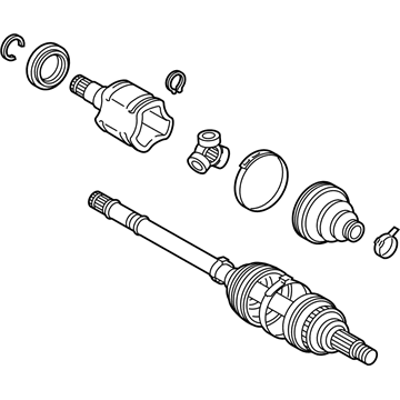 Lexus 42340-48110 Shaft Assembly, Rear Drive