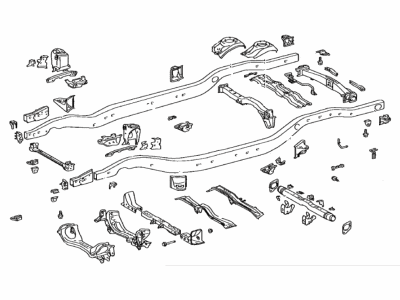 Lexus 51001-60V21 Frame Sub-Assembly