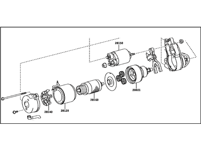 Lexus 28100-38090 Starter Assy