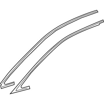 Lexus 75702-50060 MOULDING Sub-Assembly, Front