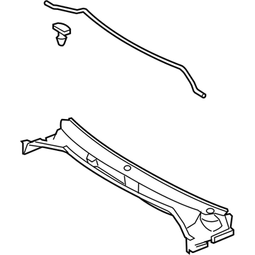 Lexus 55708-60101 LOUVER Sub-Assembly, COWL