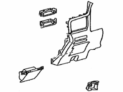 Lexus 55045-0E141-E0 Panel Sub-Assembly, Inst