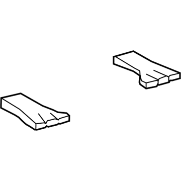 Lexus 87215-06030 Guide, Air Duct, Rear