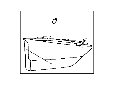 Lexus 81580-0E200 Lamp Assembly, RR, RH