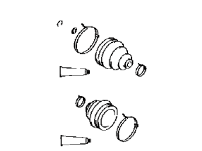 Lexus 04428-50020 Boot Kit, Front Drive Shaft