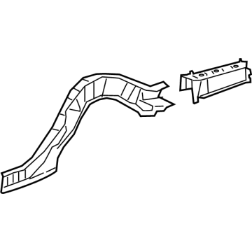 Lexus 57601-11080 Member Sub-Assembly, Rear