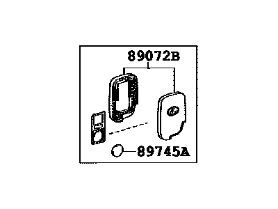 Lexus 89904-60230 Electrical Key Transmitter Sub-Assembly