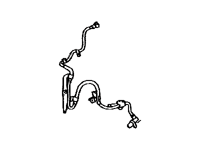 Lexus 89543-06010 Sensor, Speed, Front LH