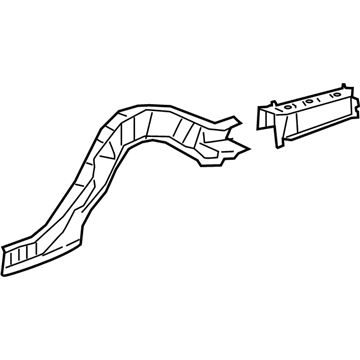 Lexus 57602-11060 Member Sub-Assembly, Rear