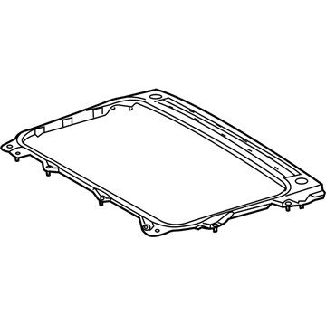 Lexus 63142-48090 Reinforcement, Roof