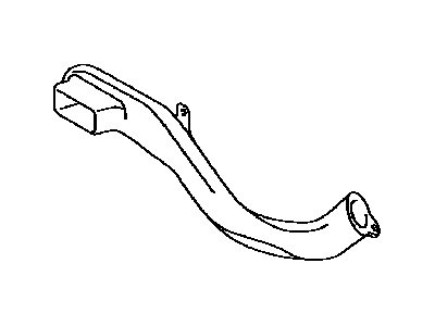 Lexus G92F3-30010 Duct, Hybrid Battery Exhaust, No.3