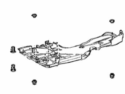 Lexus 58168-30070 Cover, Front Floor, Center