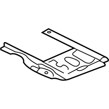 Lexus 73508-50020 Rail, Front Seat Under Tray, No.2