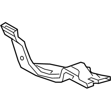 Lexus 87212-78010 Duct, Air, Rear RH