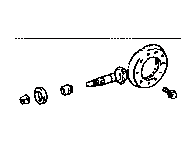 Lexus 41201-59245 Final Gear Kit, Differential, Rear