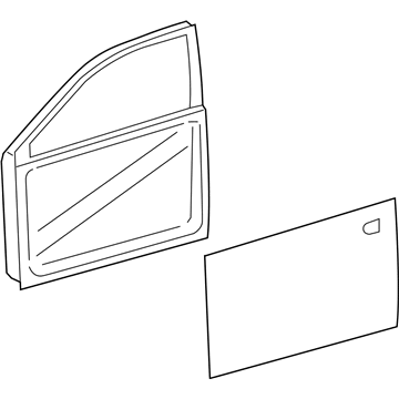 Lexus 67002-33230 Panel Sub-Assembly, Front Door Inside