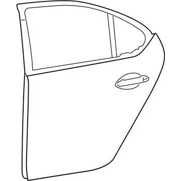 Lexus 67004-50060 Panel Sub-Assembly, Rear Door