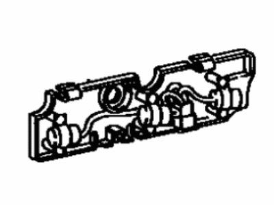 Lexus 81555-32210 Socket & Wire Sub-Assy, Rear Combination Lamp, RH