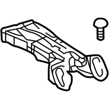 Lexus 58086-50020 Duct Sub-Assy, Console Box