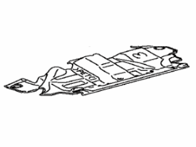 Lexus 58557-48010 Silencer, Rear Floor