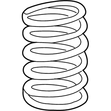 Lexus 48231-0E280 Spring, Coil, Rear